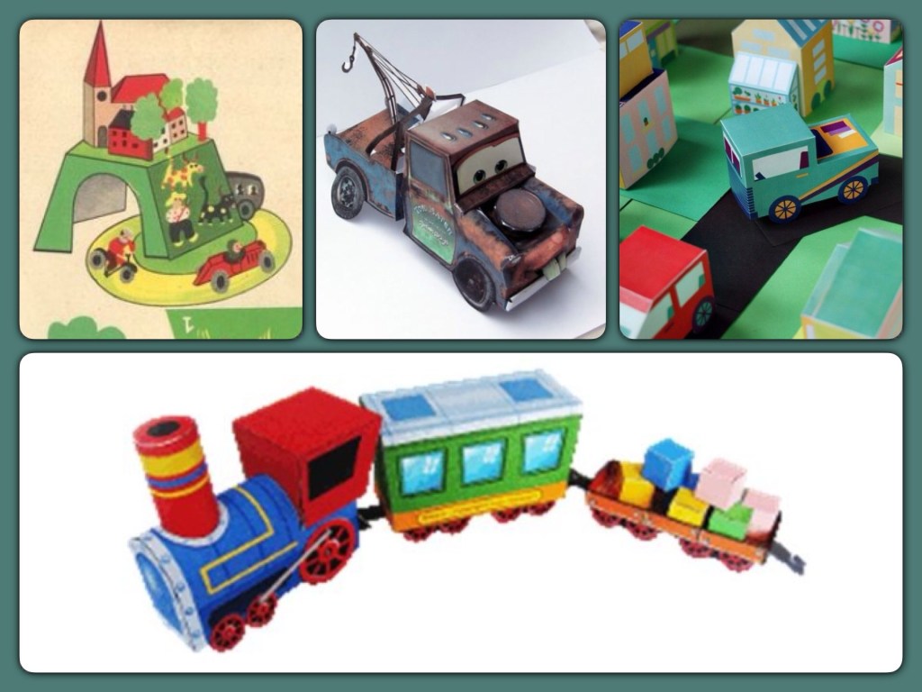 Papírjáték no2. Járművek