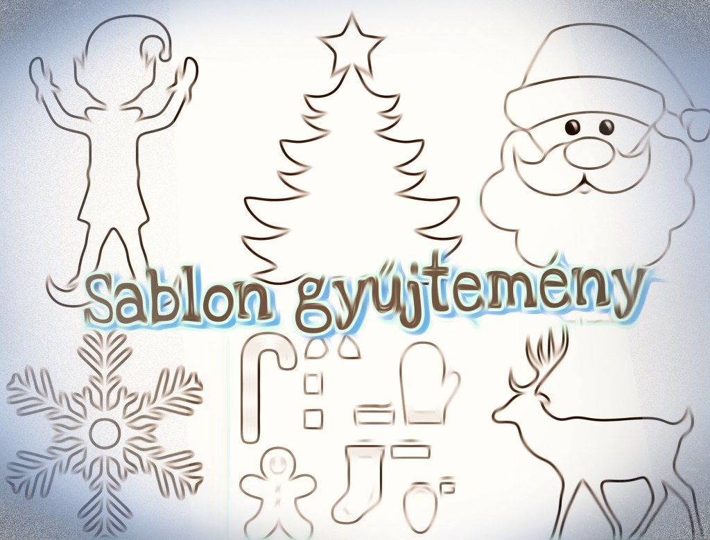 Karácsonyi sablonok