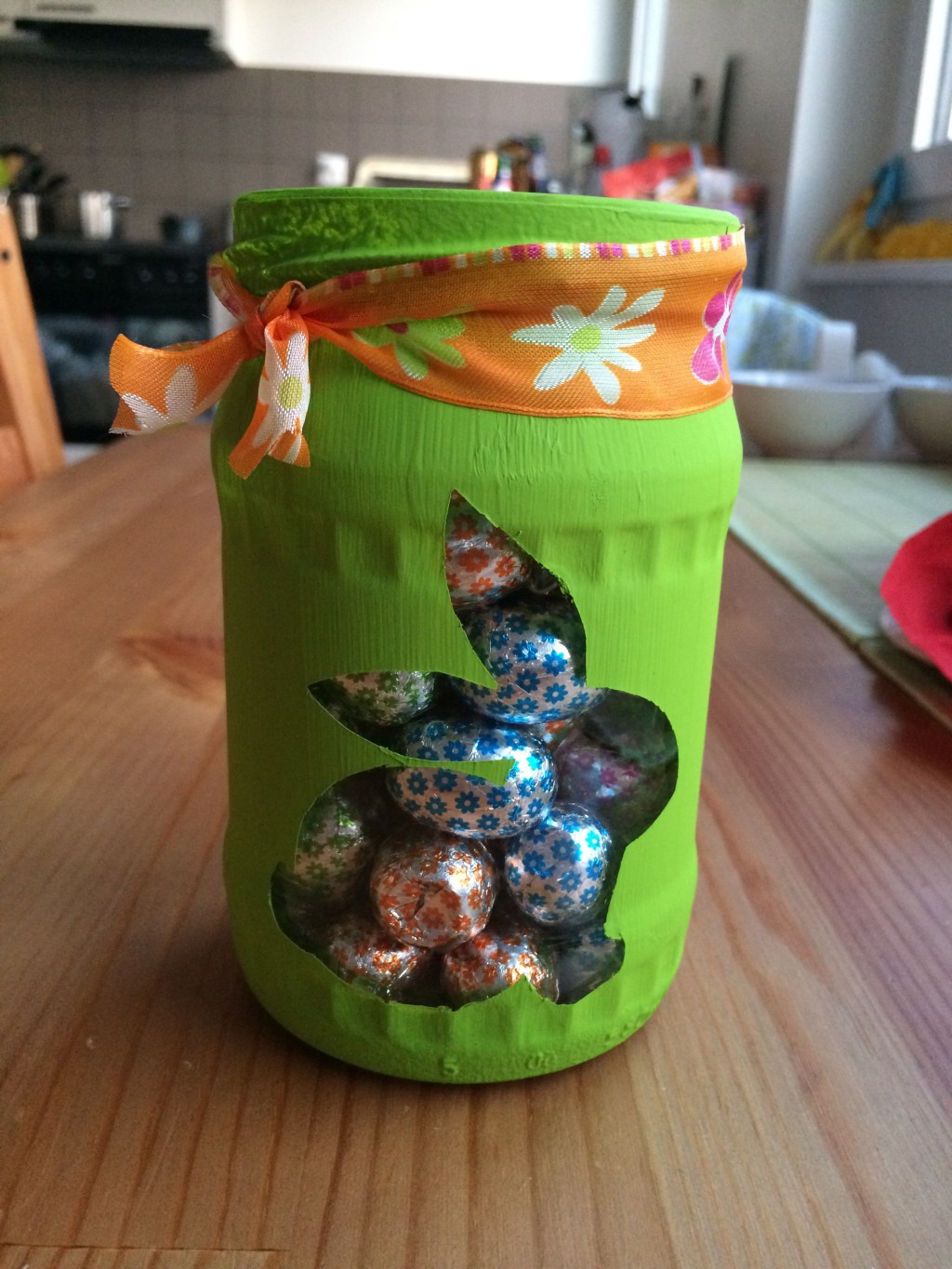 Vendégváró nyuszis csokitojás&nbsp;tartó