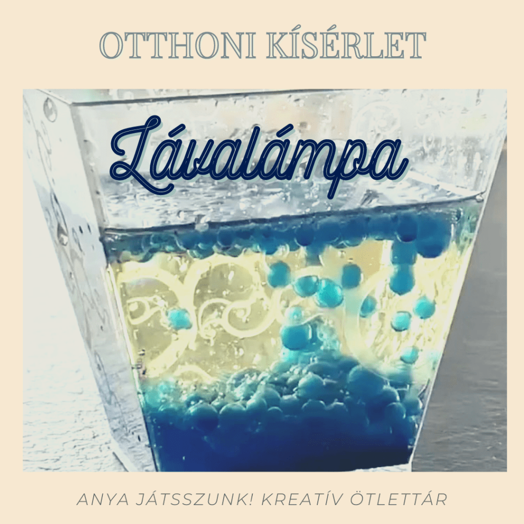 Saját készítésű lávalámpa