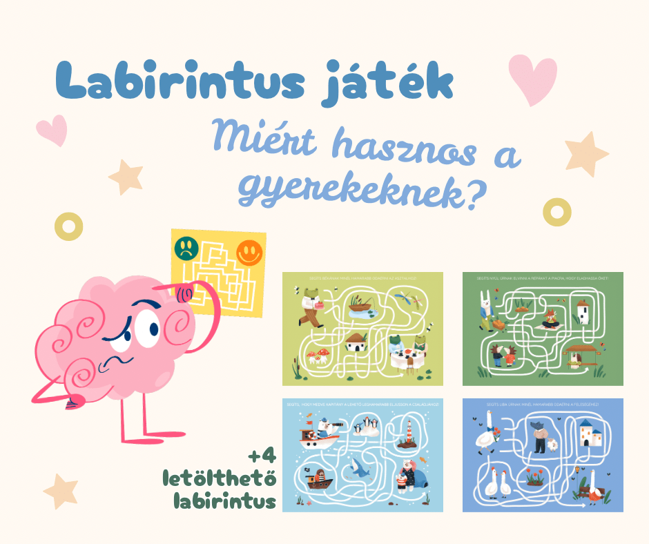 Labirintus játék – miért hasznos a&nbsp;gyerekeknek?