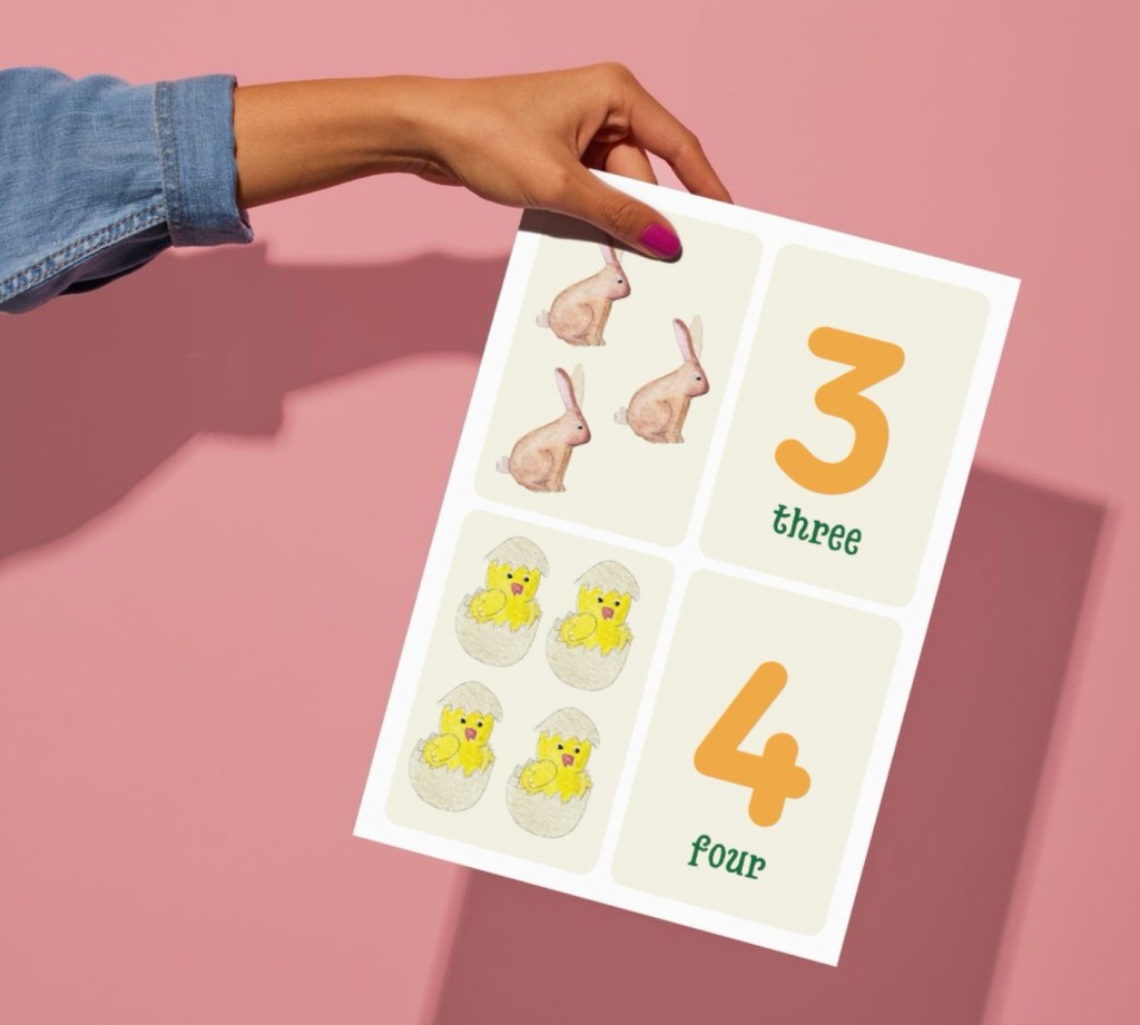 Húsvéti Számlálókártyák 1–10 – Játékos tanulás a tavasz&nbsp;örömével